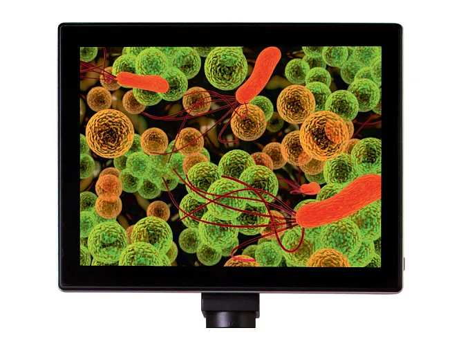 foto Mikroskopový digitální fotoaparát Levenhuk 5M s LDC obrazovkou 9,4"